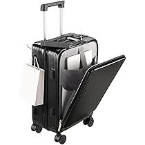 Amazon | [売店] スーツケース 機内持ち込み 前開きキャリー